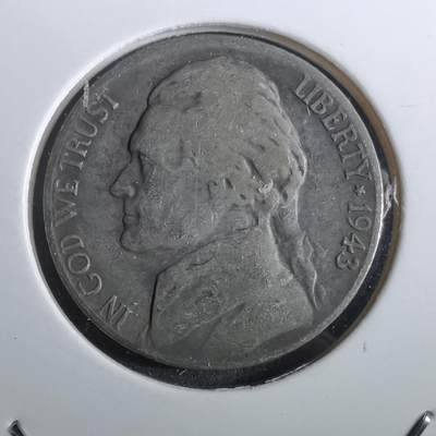 沼泽如烟--第950场 - 美国1943年五分银币