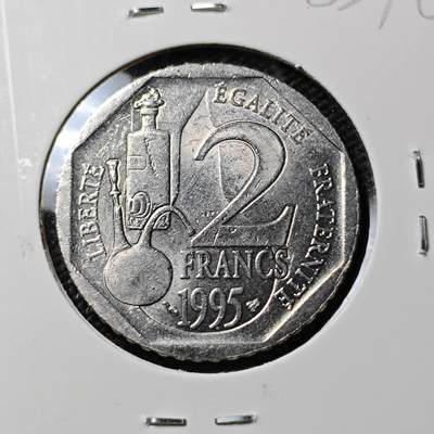 KK钱币收藏小铺  第383期  2月预留时间 周末发货 -  法国2法郎纪念币