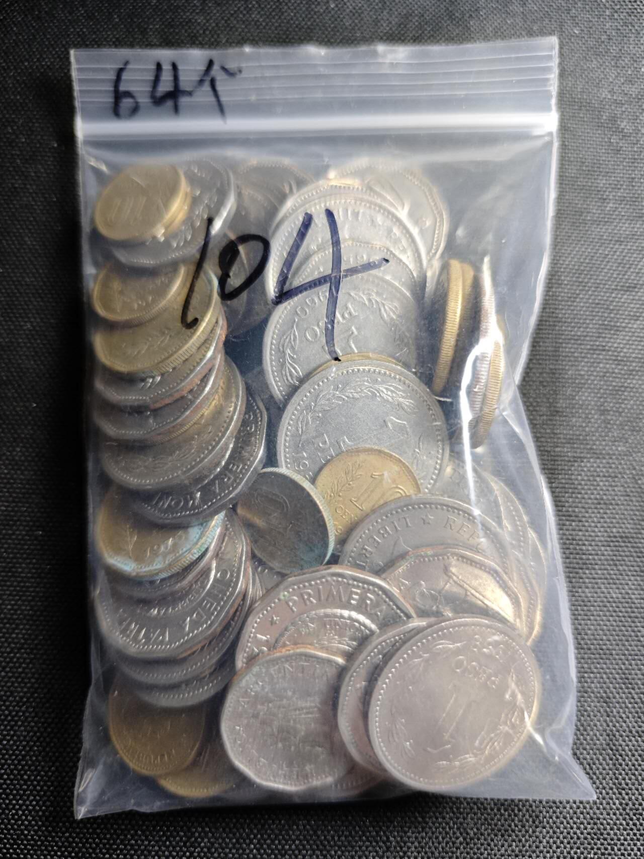 KK钱币收藏小铺 《套币 好品/批量散币专场》  2月预留时间 周末发货  阿根廷散币一组64枚