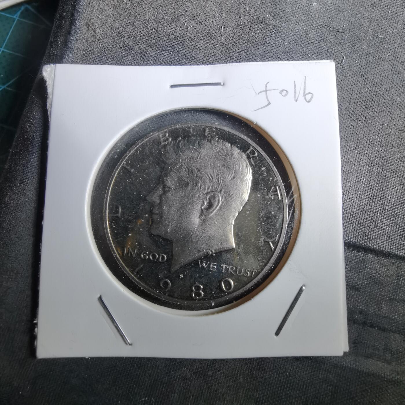 沼泽如烟--第950场 美国1980年半美元精制币