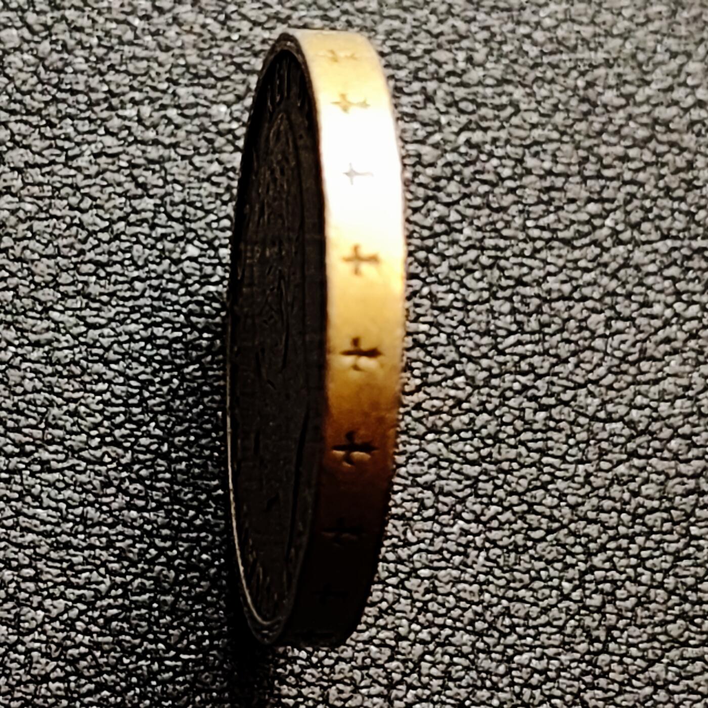 泉币菌-第160场-新年第三场 精品福利场 双柱 西班牙100比萨塔硬币 80年代版 直径24.5MM加厚黄铜币 花边