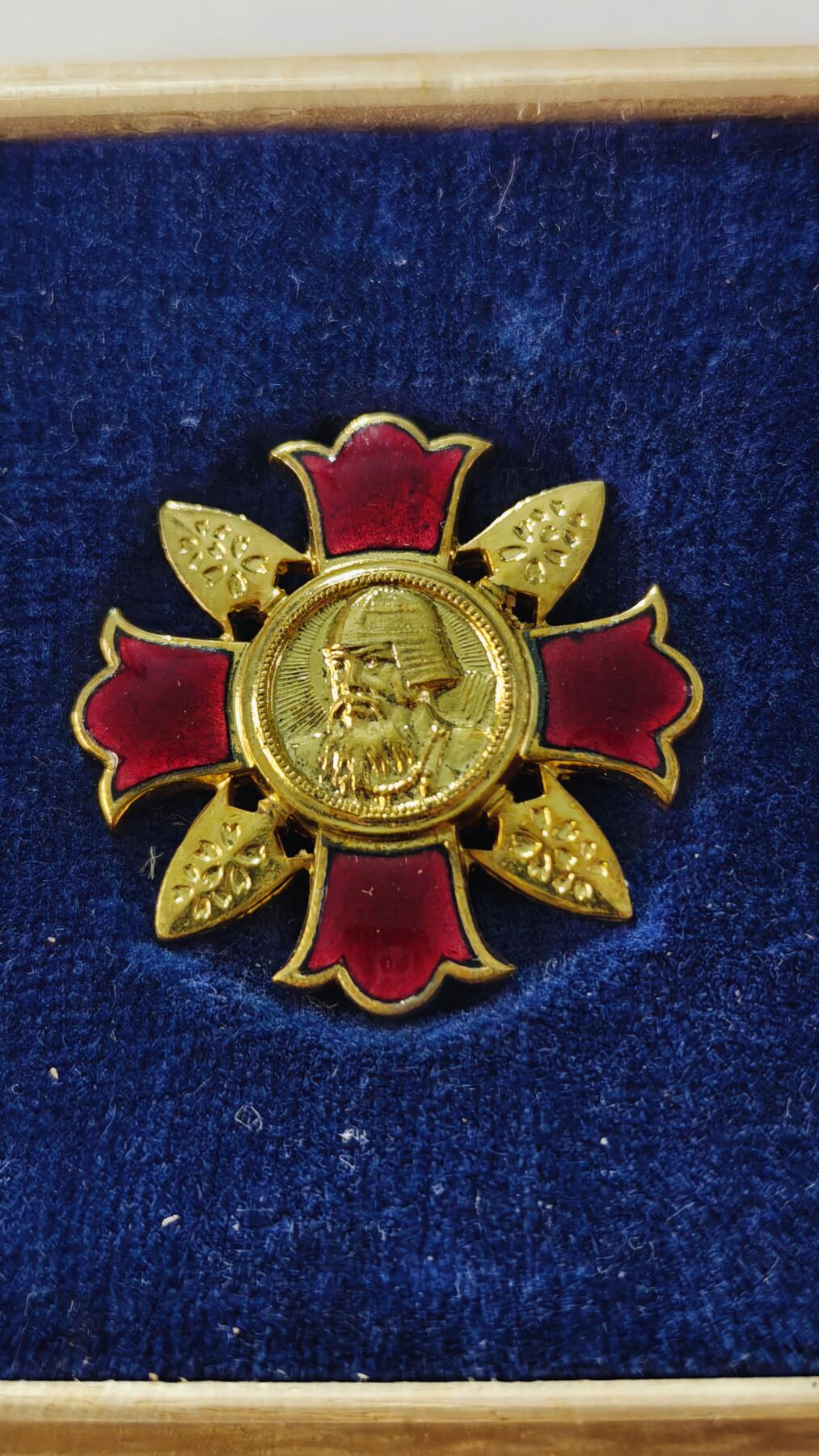 东亚勋章徽章主题拍卖5 军人伤夷记章(战伤)(极罕见战后版 镀金完美)