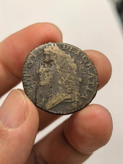 博洋堂“岁启嘉年”2026新年精品大拍专场暨第155期（全场包邮） - 爱尔兰1689年詹姆斯二世半克朗铜币 “枪钱” Gun Money 稀见品种