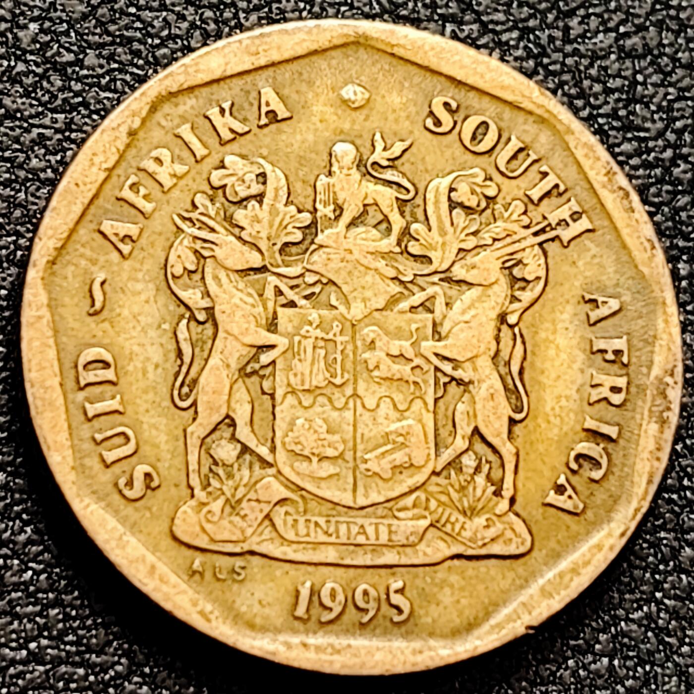 泉币菌-第160场-新年第三场 精品福利场 仙鹤草 南非 50分镀黄铜硬币 植物22毫米 5克 纪念币铜币