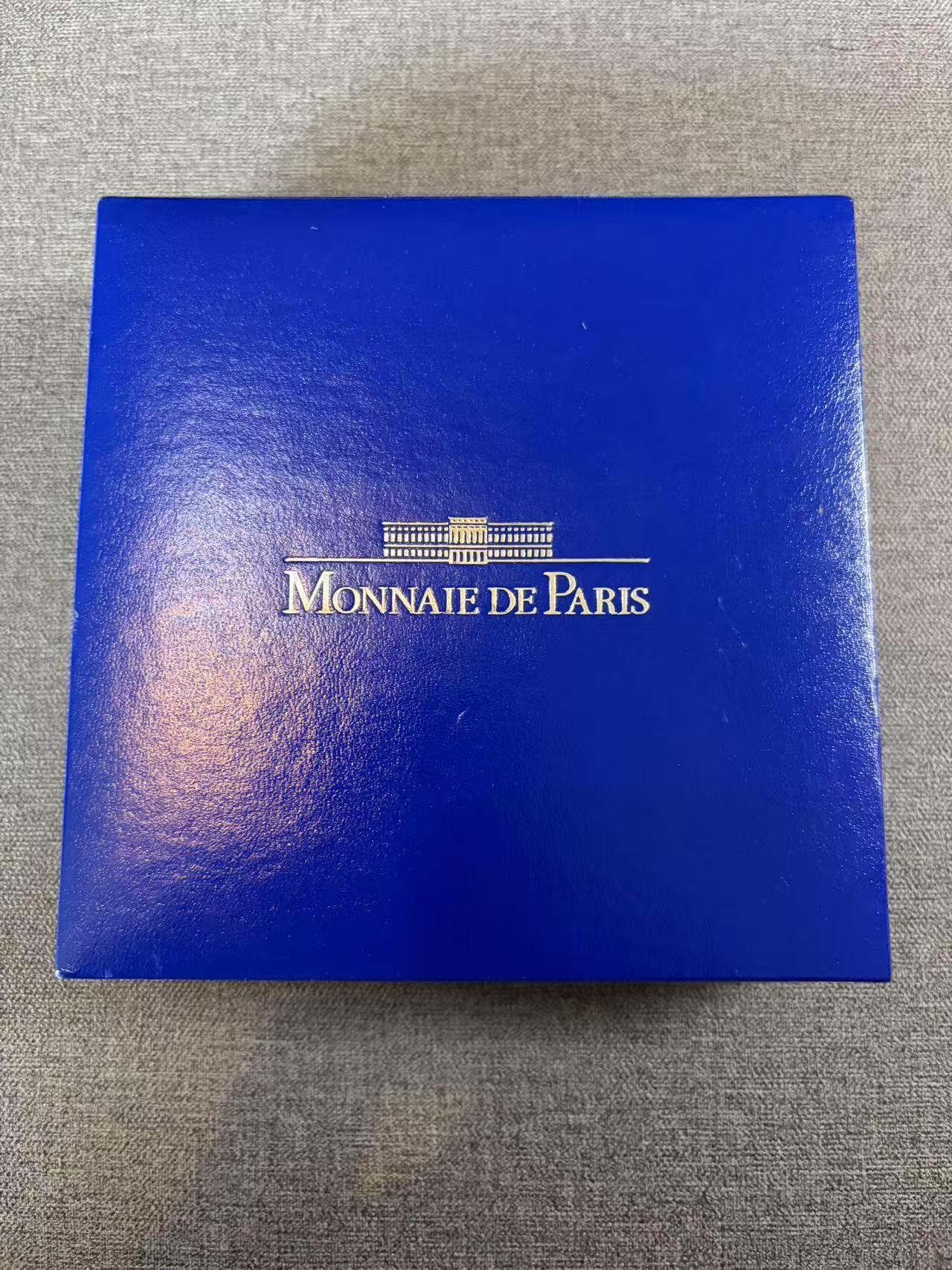 第186期拍卖 法国2008年欧盟轮值主席国5盎司加厚精制纪念银币，950银，发行500枚