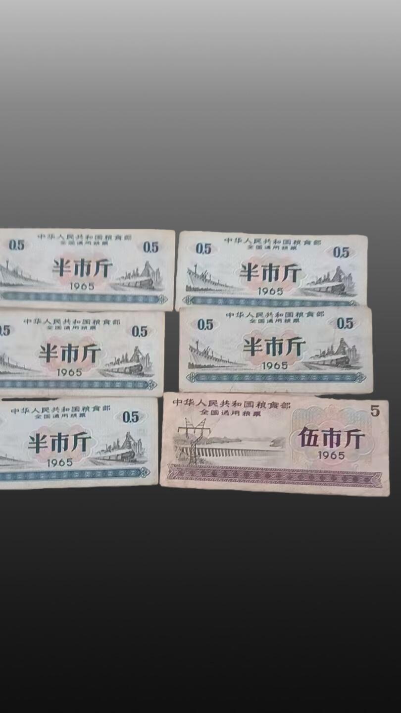 程曦曙光-安欣 1965年粮票