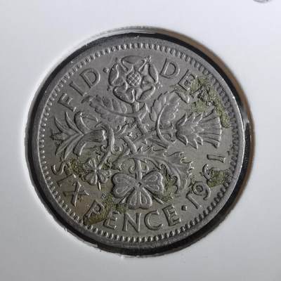 沼泽如烟--第950场 - 英国1961年6便士