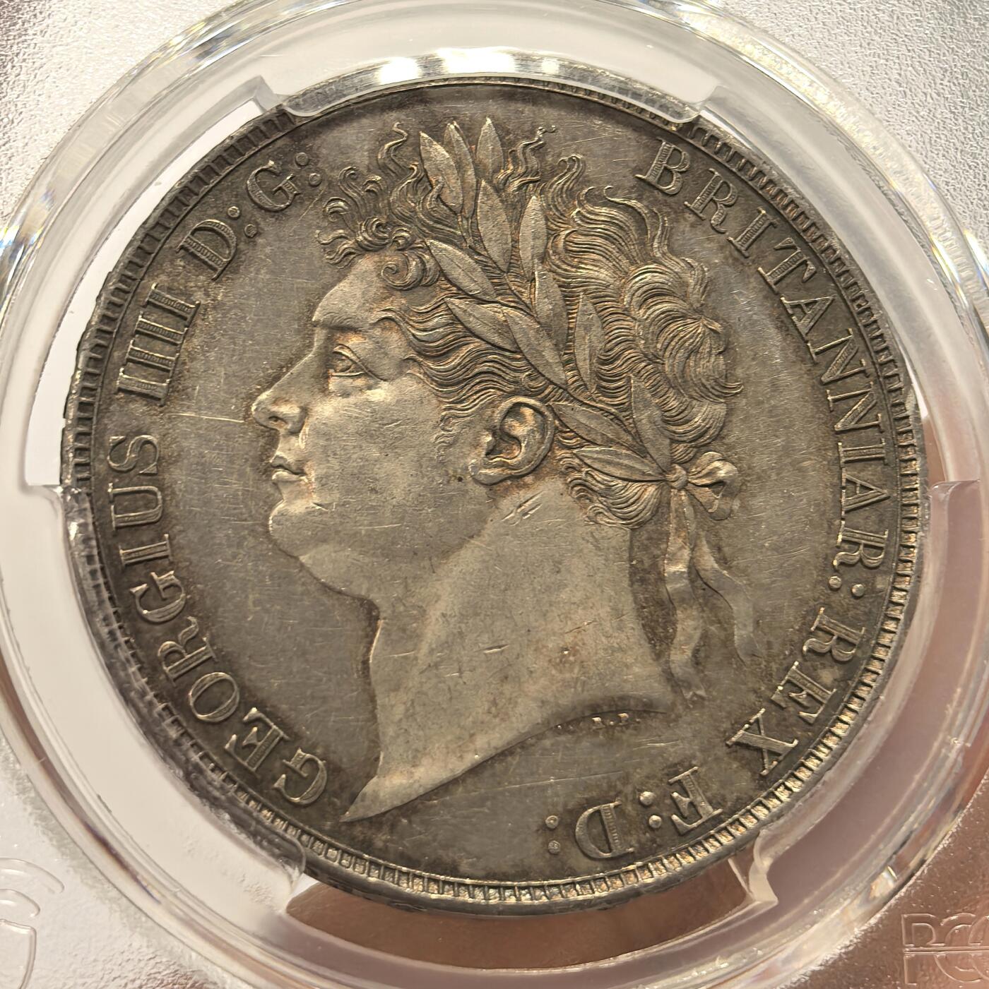 博洋堂“岁启嘉年”2026新年精品大拍专场暨第155期（全场包邮） PCGS MS63 英国1821年乔治四世马剑银币 镜面感十足