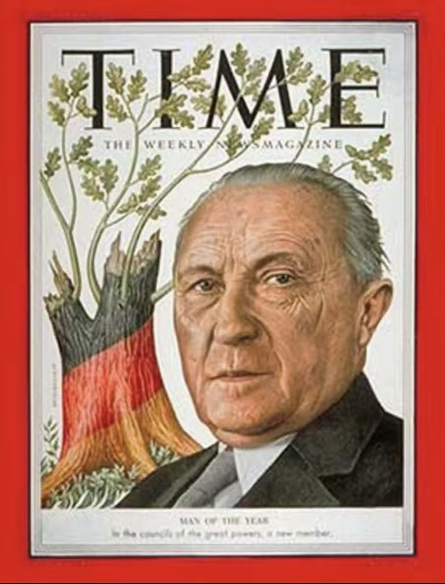 七河·世界币章小拍（总第32期） 纯银！首任西德总理康拉德.阿登纳高浮雕精制纯银纪念章