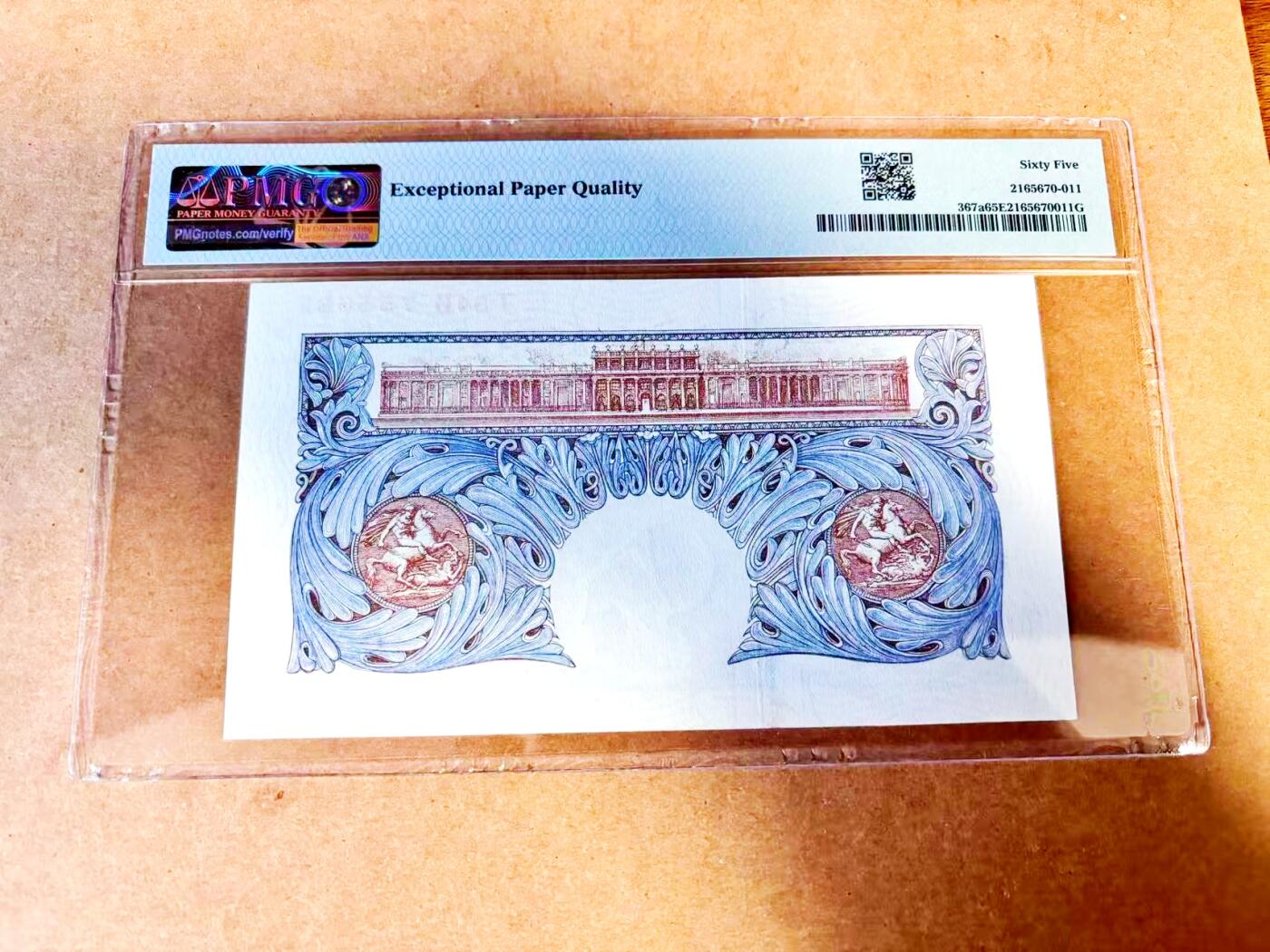 【Blue Auction】世界纸币精拍第771期——18级TOP拍卖/信誉/品质/专业/高效💫 英国 A序列 1940-48年1镑 PMG65EPQ 