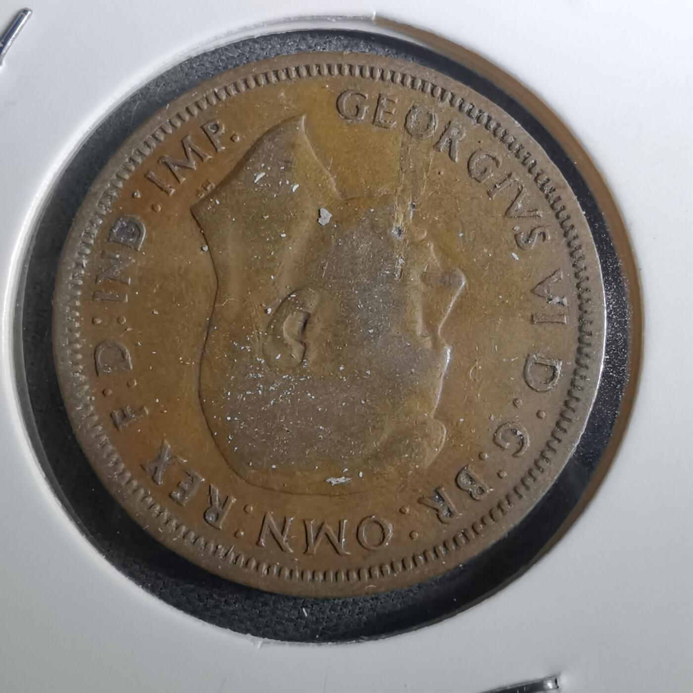 沼泽如烟--第950场 英国1941年半便士