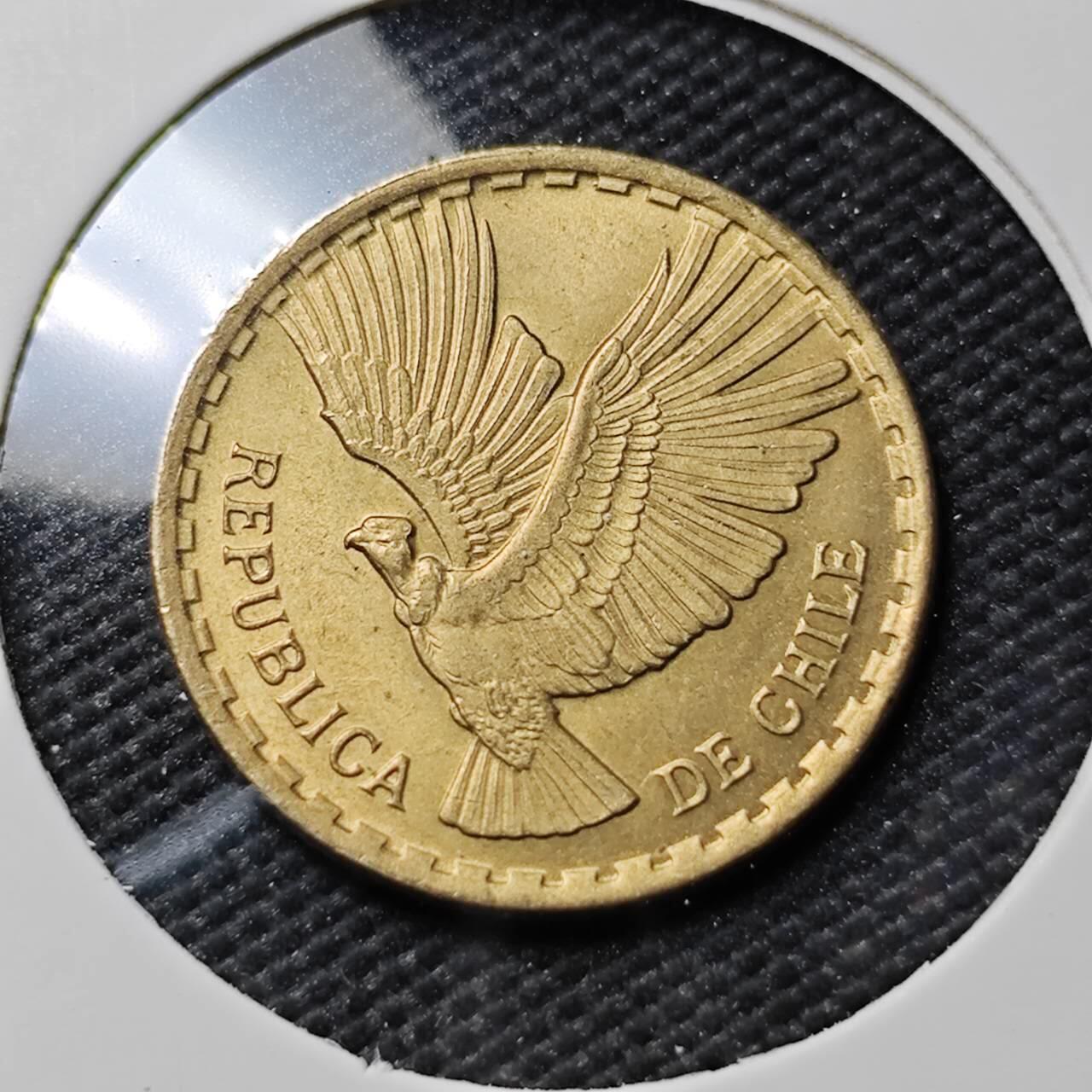 KK钱币收藏小铺  第383期  2月预留时间 周末发货  1970智利2分铜币 好品