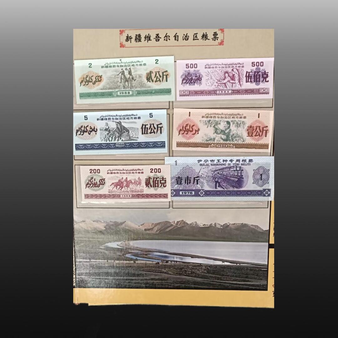 程曦曙光-安欣 粮通天下 一册(粮票+邮票)