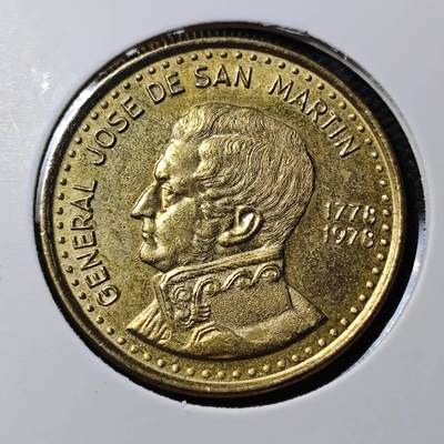 KK钱币收藏小铺  第383期  2月预留时间 周末发货 -  阿根廷100比索纪念币