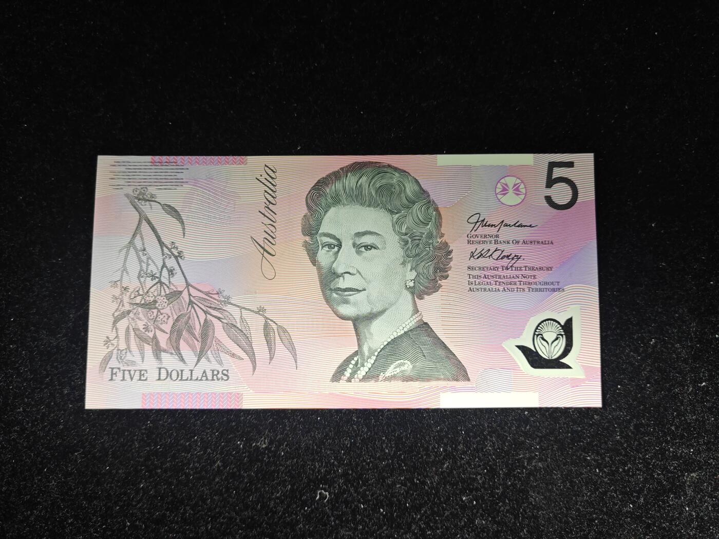 澳大利亚 2006年 5元塑料钞 全新UNC