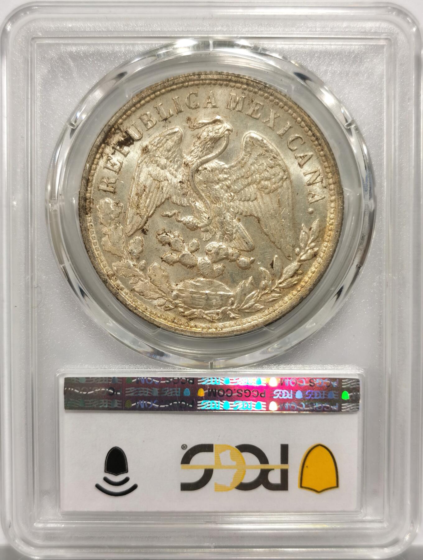博洋堂“岁启嘉年”2026新年精品大拍专场暨第155期（全场包邮） PCGS MS63 墨西哥1898年MO AM版直边鹰洋，后铸版，黄油包浆