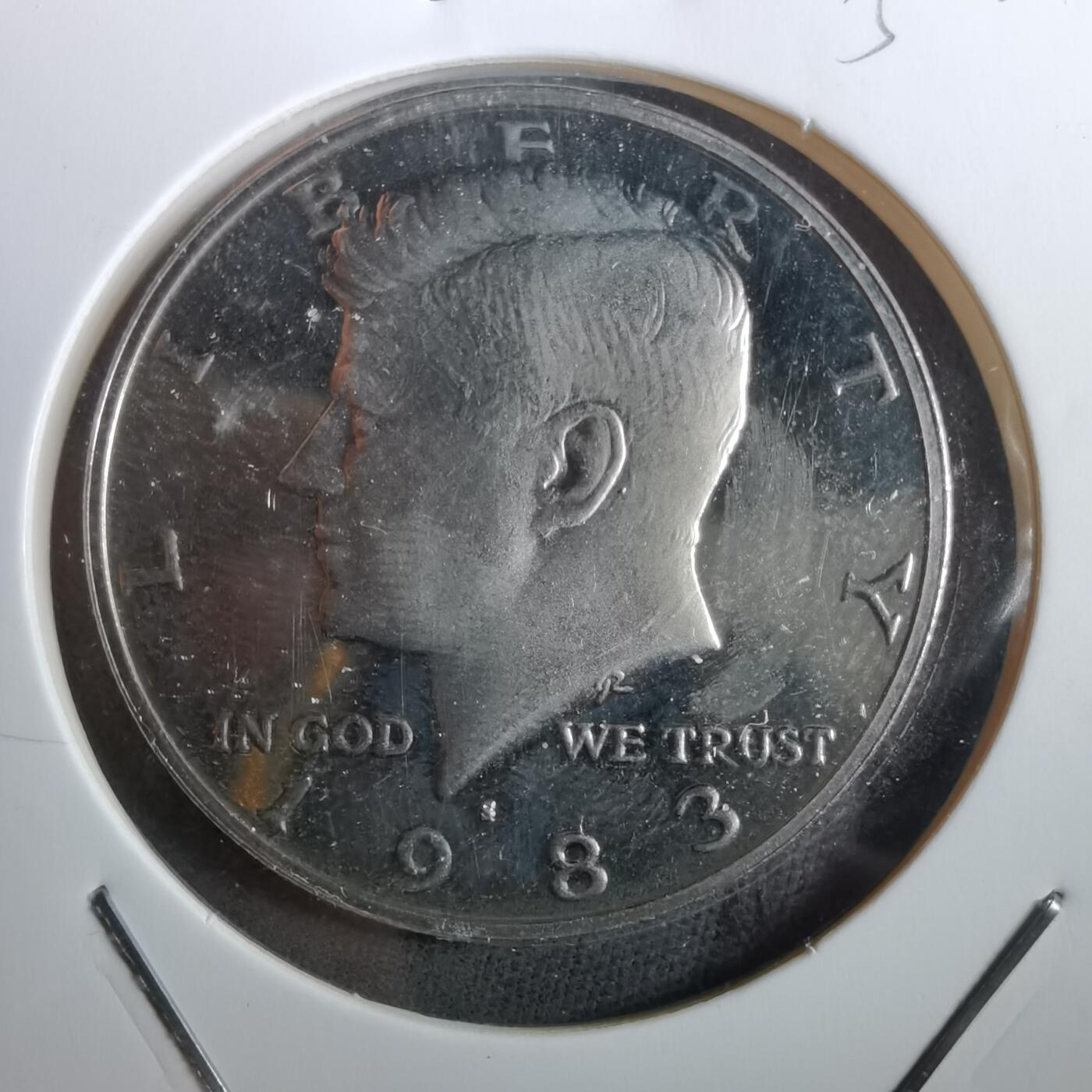 沼泽如烟--第950场 美国1983年半圆精制币