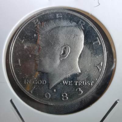 沼泽如烟--第950场 - 美国1983年半圆精制币