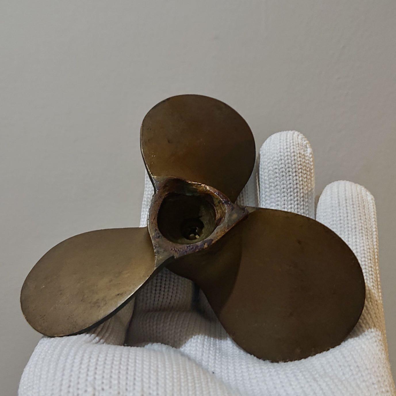 【第肆場】近代勋奖章徽章服饰杂项专场 民国海军军官办公室黄铜钢笔座