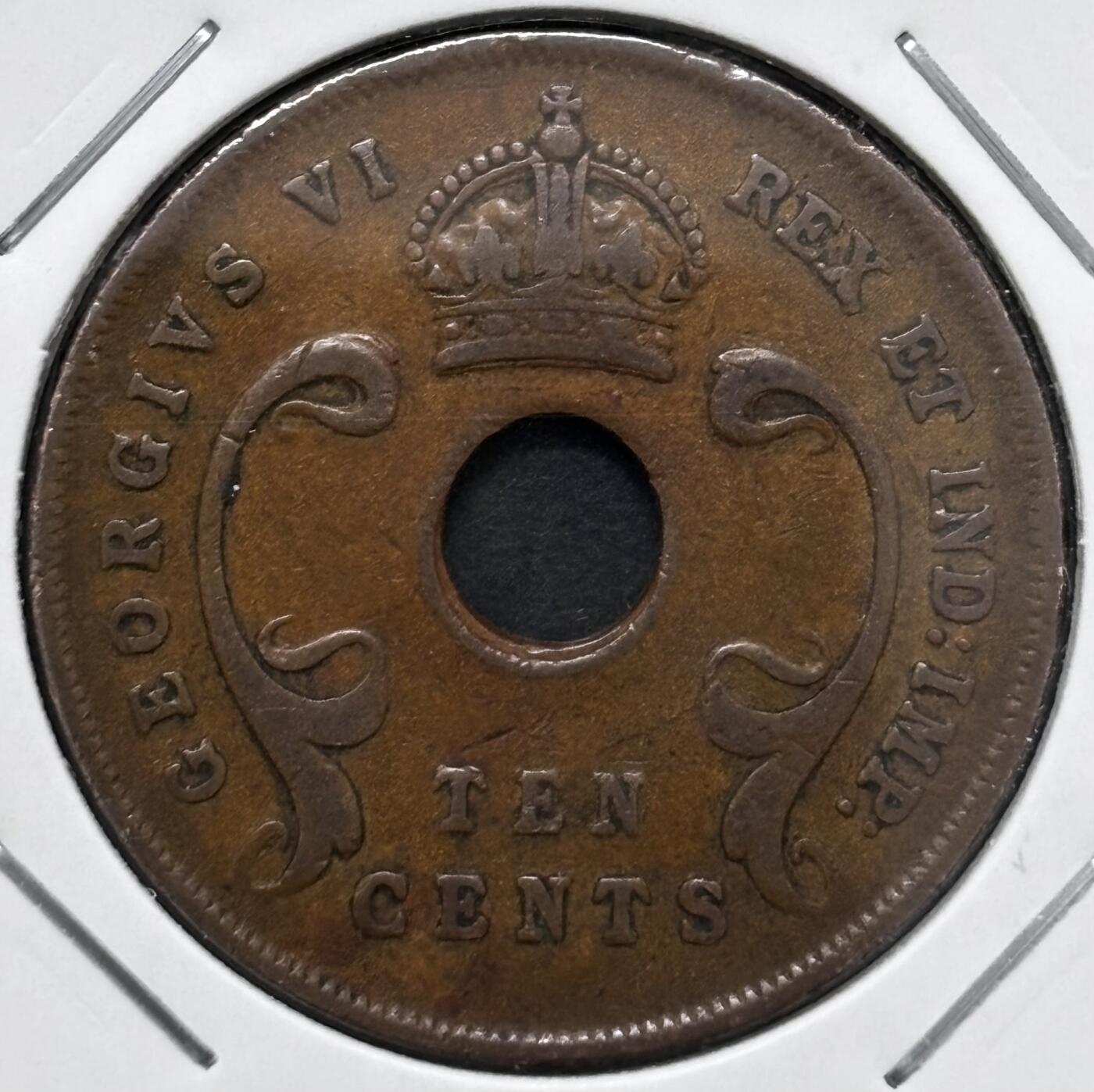 文馨钱币收藏 迎新纳福2026新年第一场（第 287 场）金银老铜币拍卖 少见极美品 1941-1943-1955 英属东非乔治六世，伊丽莎白二世时期 1-5-10 分铜币一组，分别为 SA，I，KN 版殖民地好品铜币