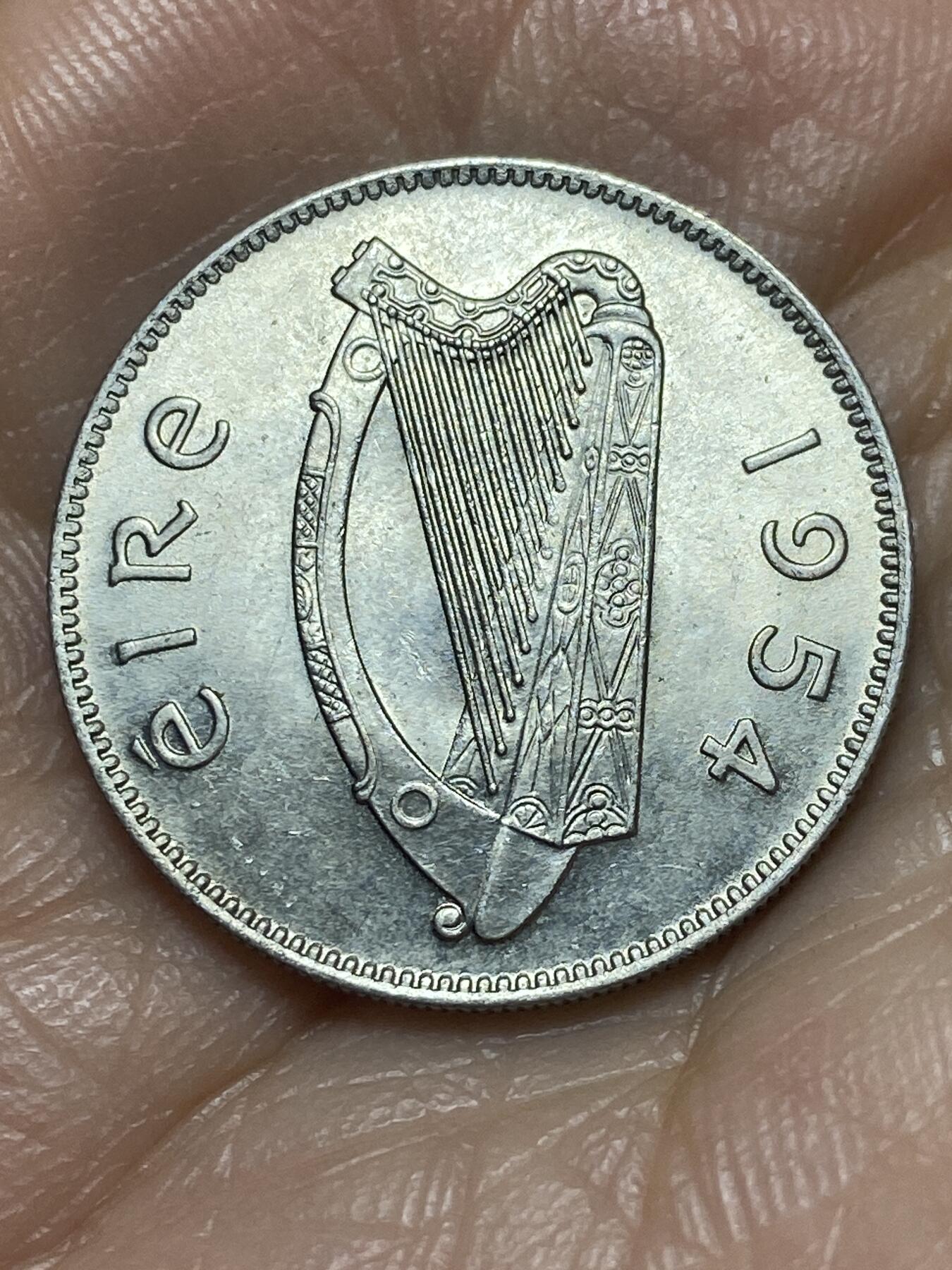 2026年第三场(总第一百七十二场）外国好品散币场(免佣金) 原光好品–爱尔兰🇮🇪1954年1先令(共和国时期第一套第二版)