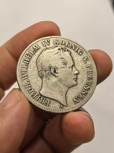 博洋堂“岁启嘉年”2026新年精品大拍专场暨第155期（全场包邮） - 德国普鲁士1843年威廉四世联合泰勒 少见品种