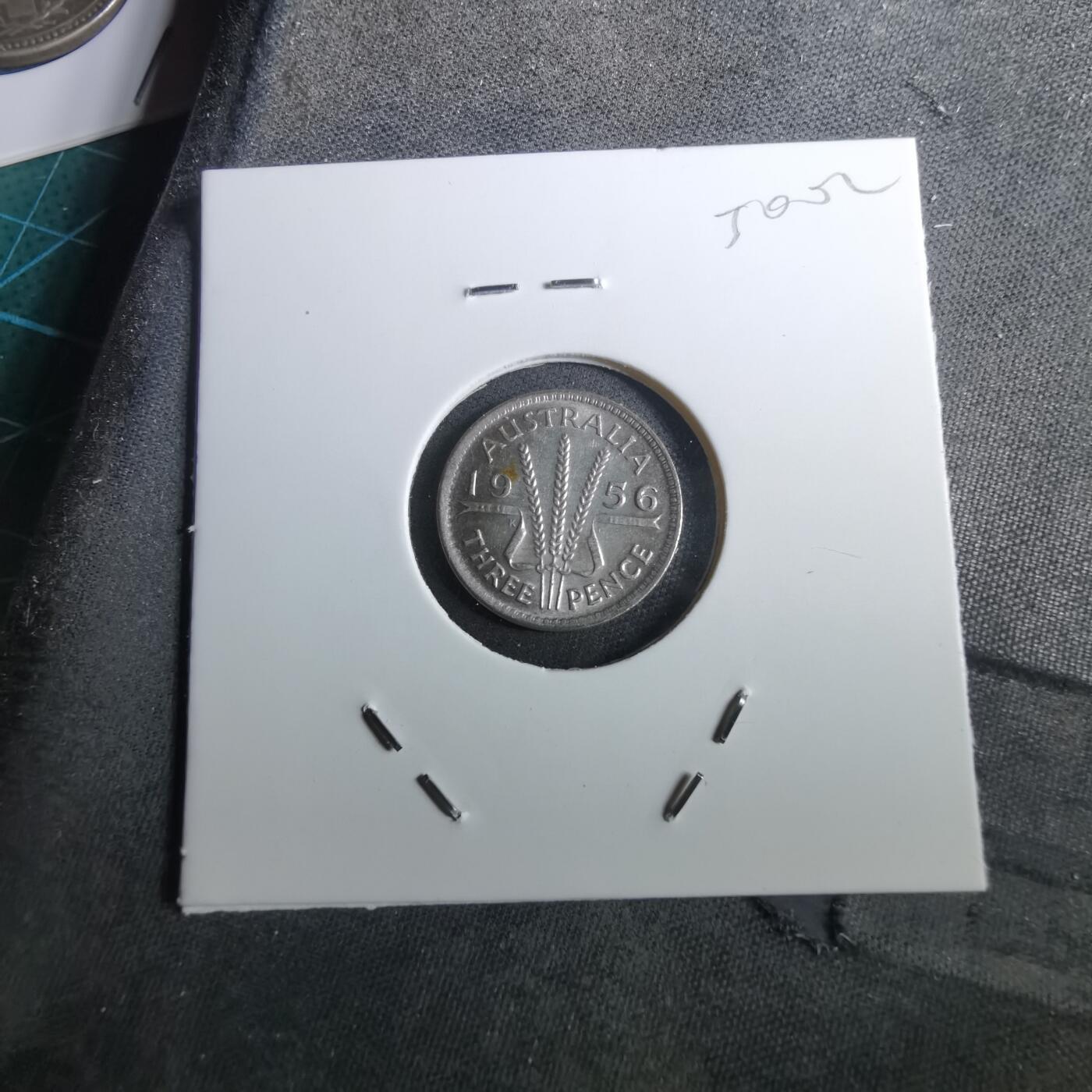 沼泽如烟--第950场 澳大利亚1956年3便士银币