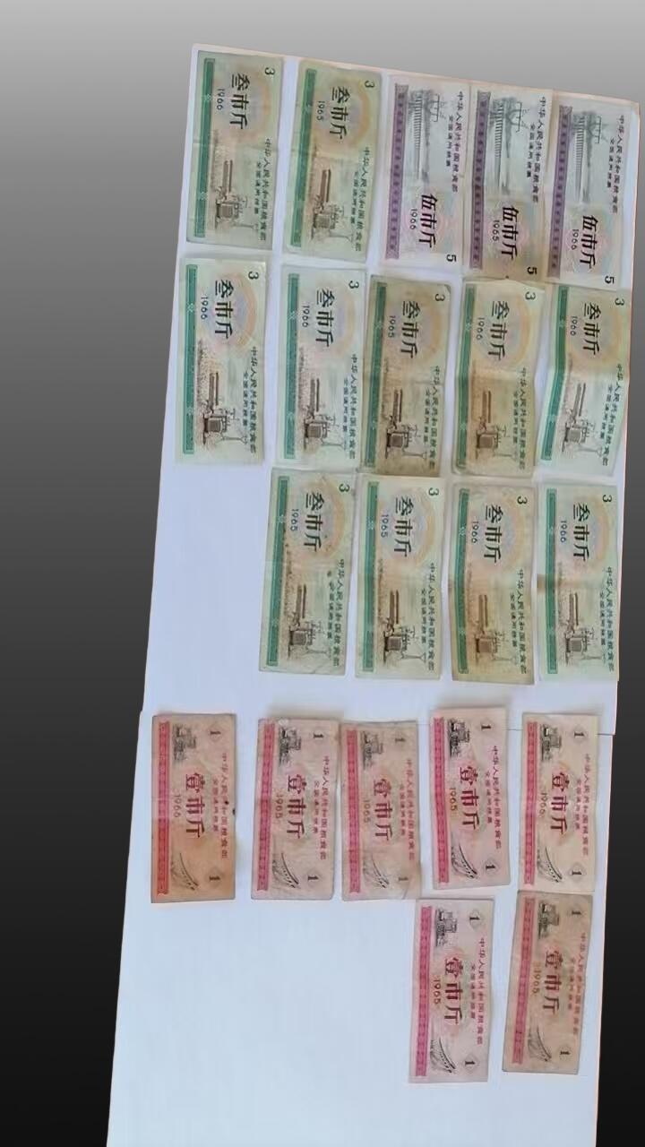 程曦曙光-安欣 全国粮票21张/地方粮票79张 共100张