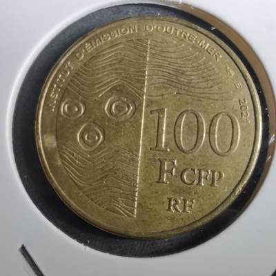 沼泽如烟--第950场 - 法属波利尼西亚2021年100法郎