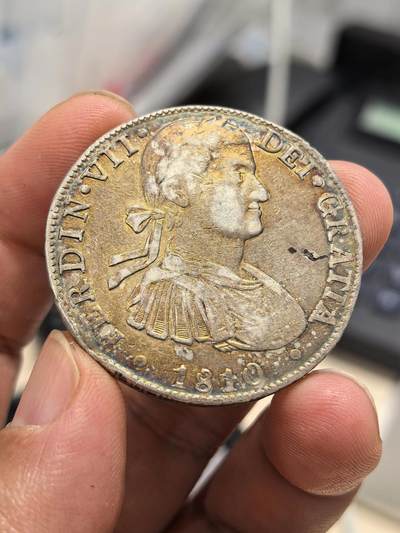 博洋堂“岁启嘉年”2026新年精品大拍专场暨第155期（全场包邮） - 西属墨西哥1810年费七军装版双柱8R