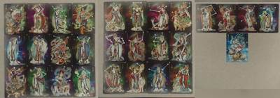 全场包邮！！龙虎卡牌-七零场 2026首场 全场包邮！！（无佣金，周六结拍，欢迎送拍） - 彩闪29张全 燎原焱卡 列仙卷 彫仙-二十八星宿&魁星点斗