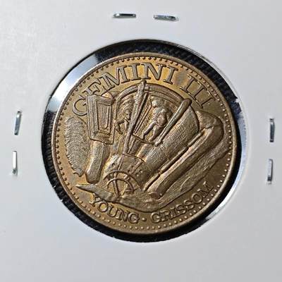 KK钱币收藏小铺  第383期  2月预留时间 周末发货 -  美国航天纪念铜章