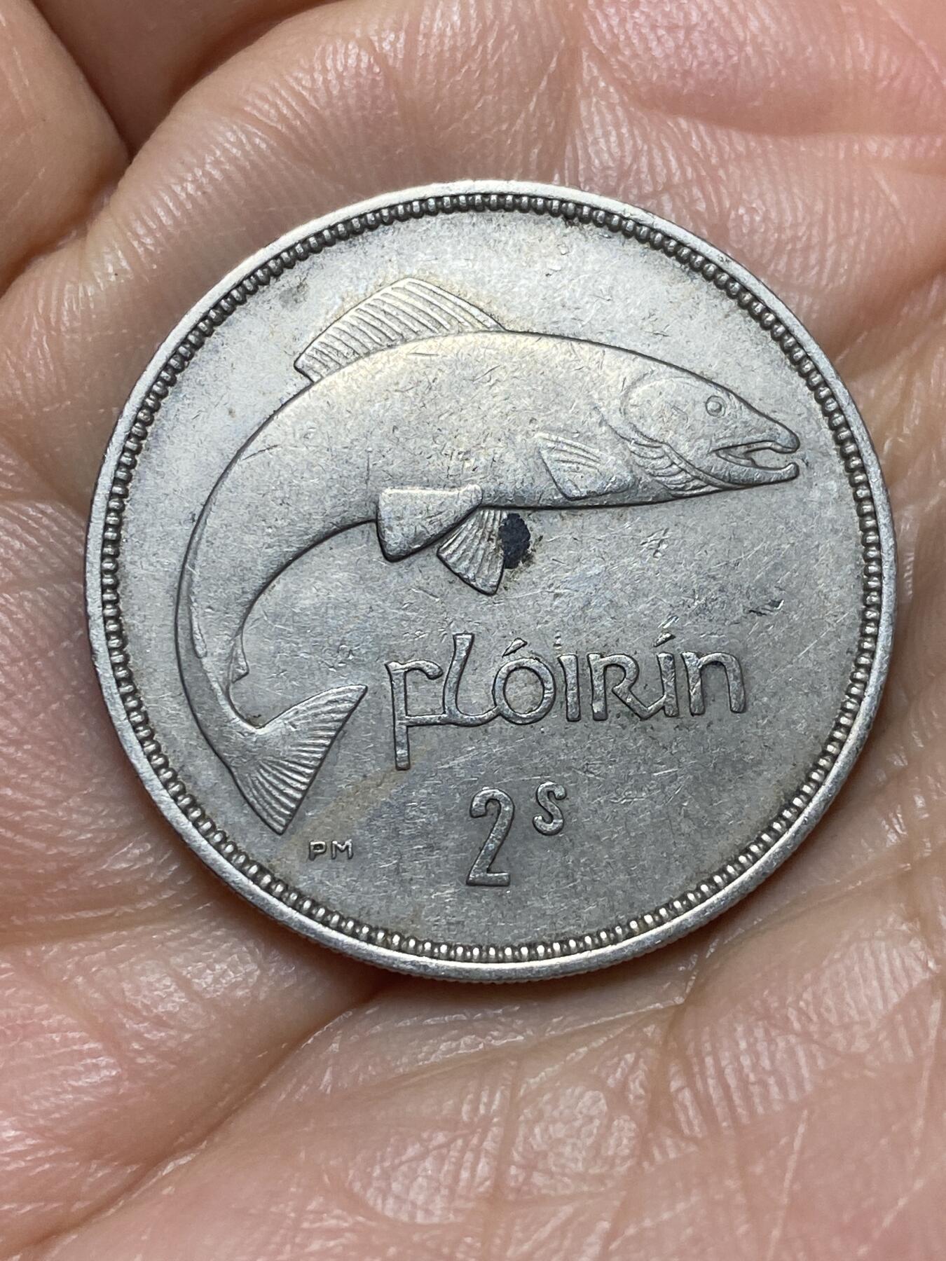 2026年第三场(总第一百七十二场）外国好品散币场(免佣金) 爱尔兰🇮🇪1954年1弗洛林(等值2先令，共和国第一套第二版)