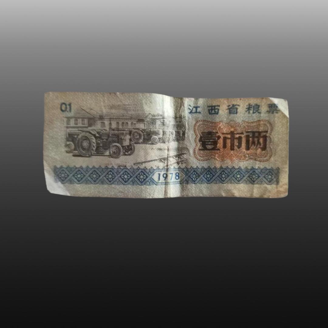 程曦曙光-安欣 江西省粮票两张