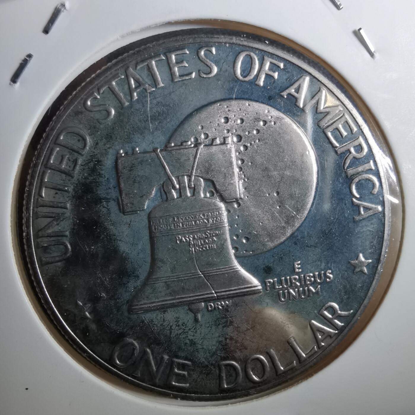 沼泽如烟--第950场 美国1976年一元纪念币精制币