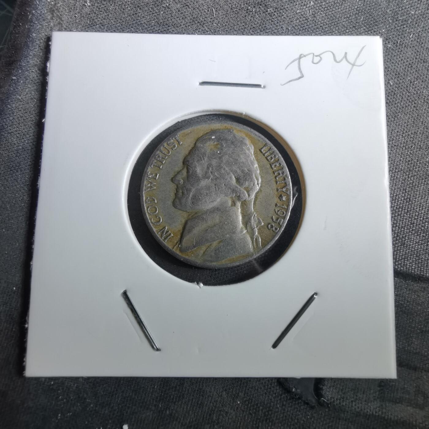 沼泽如烟--第950场 美国1958年五分