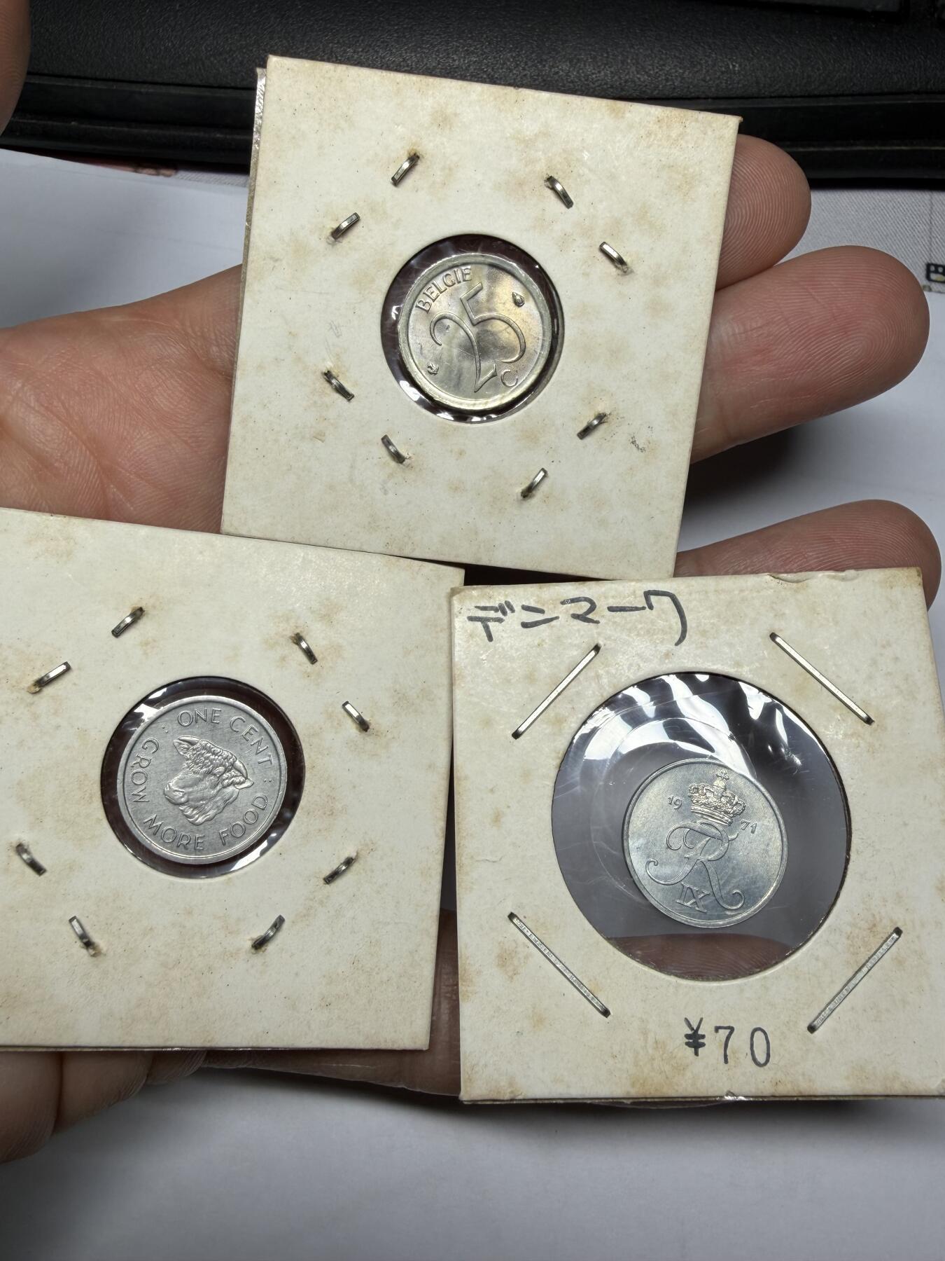 2025年集古藏今外币拍卖第十一期-第7场—（总第297拍），可以寄存60天，满160元包邮。 各国3枚