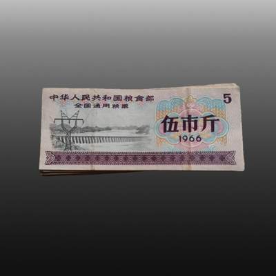 程曦曙光-安欣 - 全国粮票伍市斤1966（30张）