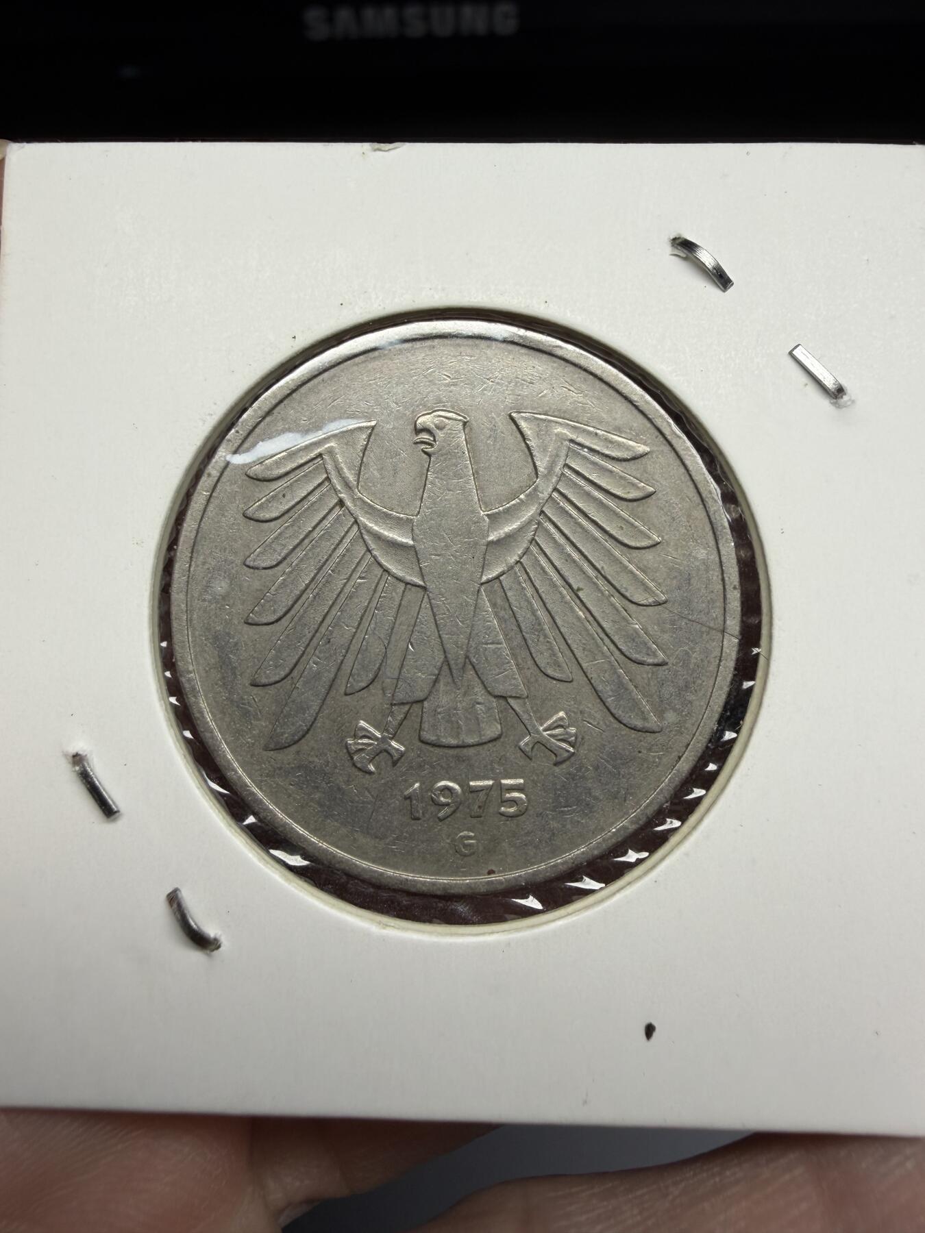 2025年集古藏今外币拍卖第十一期-第7场—（总第297拍），可以寄存60天，满160元包邮。 1985年德国5马克