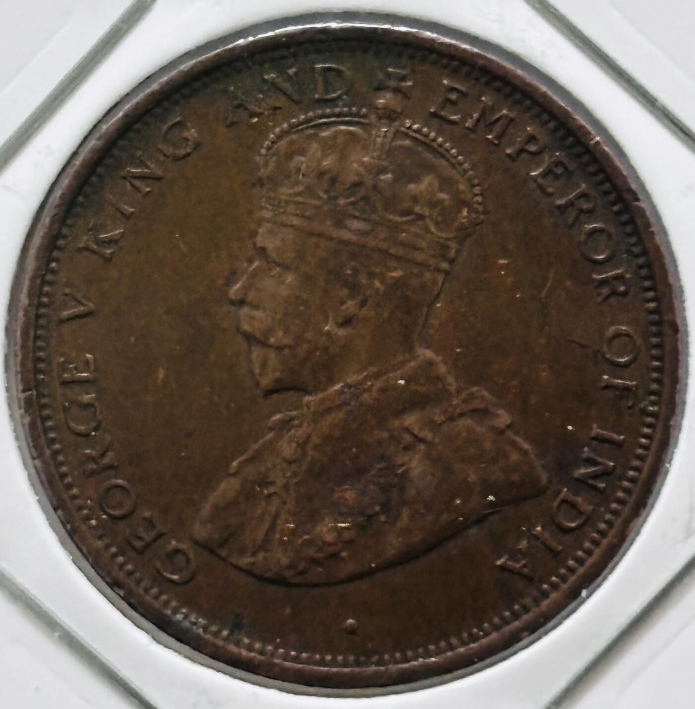 文馨钱币收藏 迎新纳福2026新年第一场（第 287 场）金银老铜币拍卖 少见极美品 1926 年英属锡兰乔治五世 1 分铜币