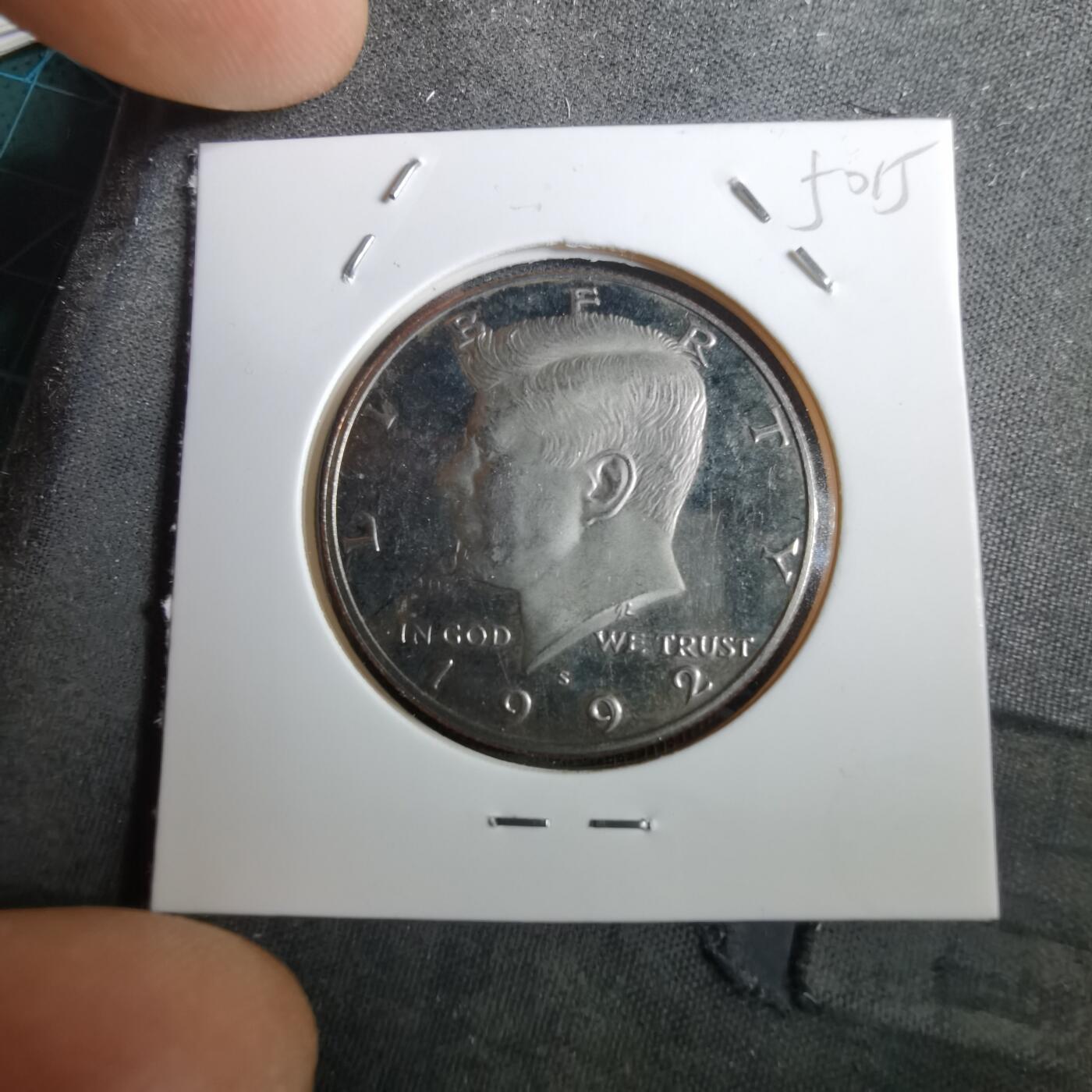 沼泽如烟--第950场 美国1992年半美元精制币