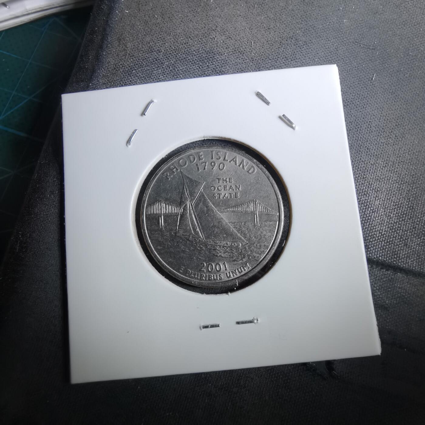 沼泽如烟--第950场 美国2001年25分纪念币