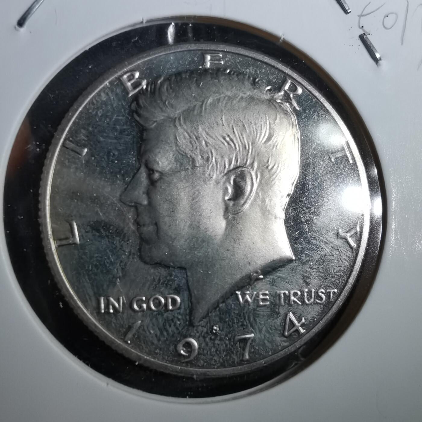 沼泽如烟--第950场 美国1974年半美元精制币