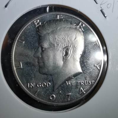 沼泽如烟--第950场 - 美国1974年半美元精制币