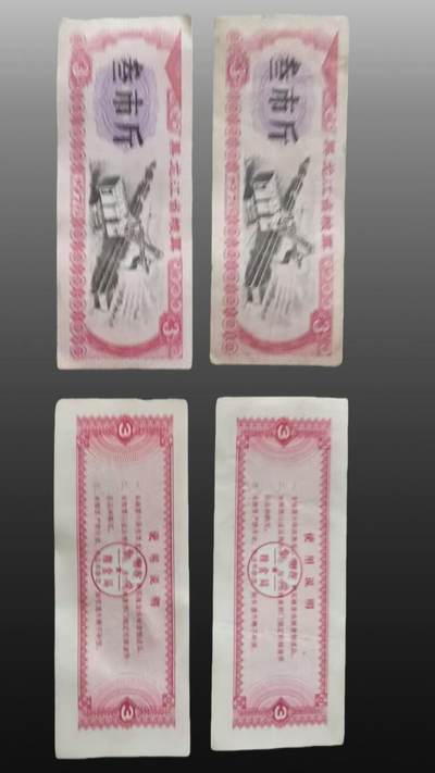 程曦曙光-安欣 - 黑龙江省叁市斤粮票五十张