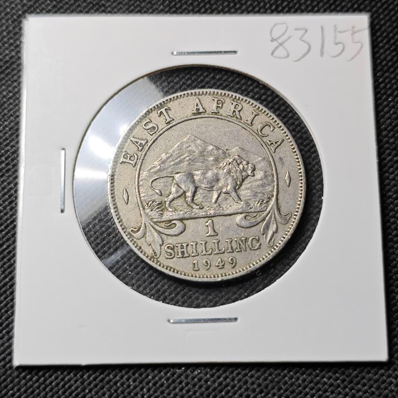 KK钱币收藏小铺  第383期  2月预留时间 周末发货  1947英属东非1先令