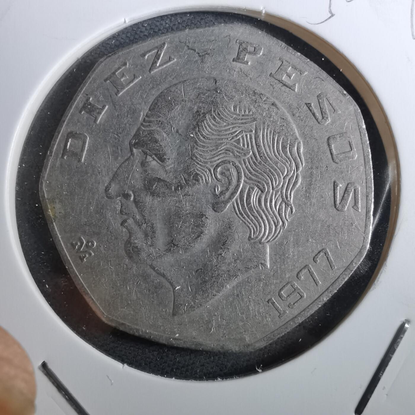 沼泽如烟--第950场 墨西哥1977年10比索