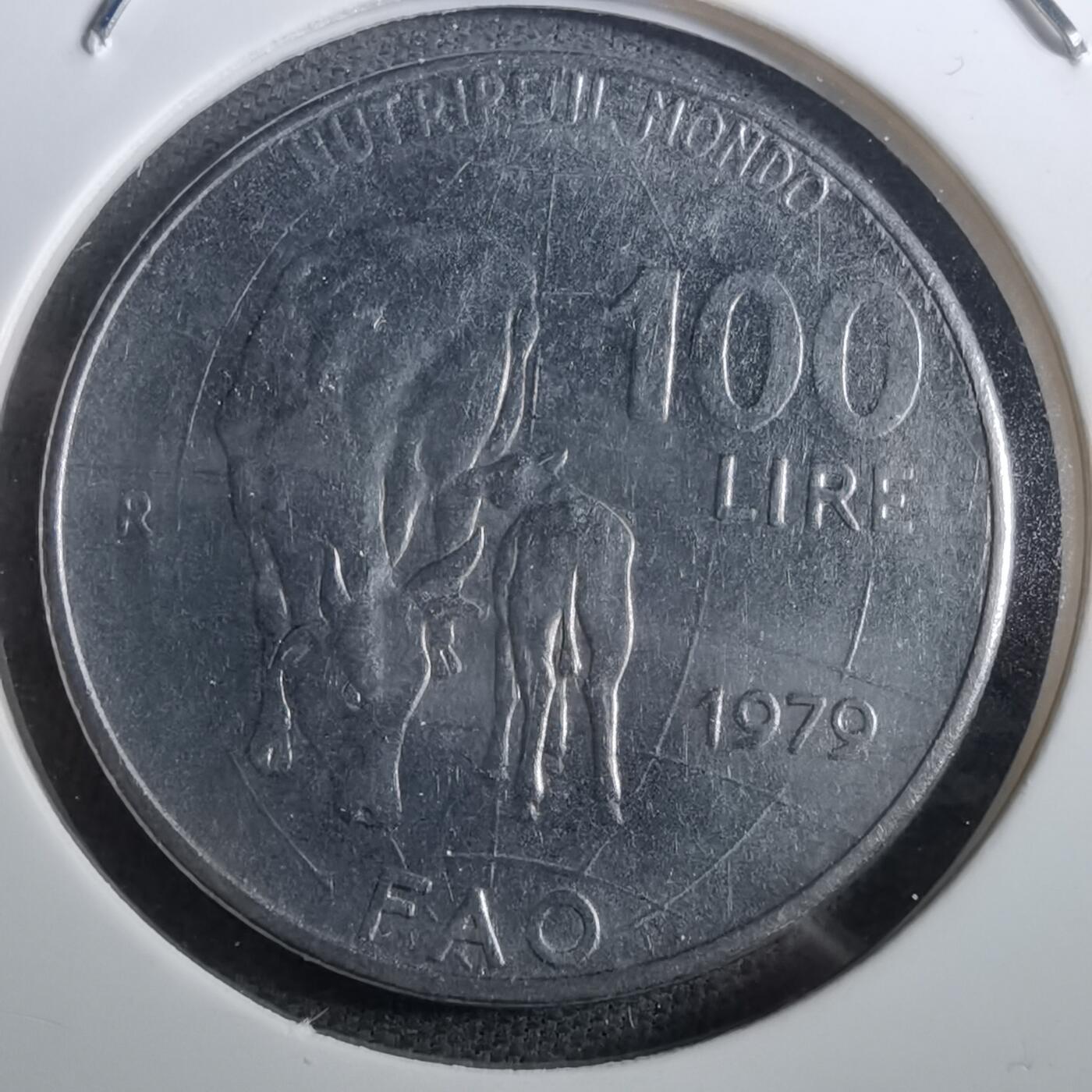 沼泽如烟--第950场 意大利1979年100里拉FAO