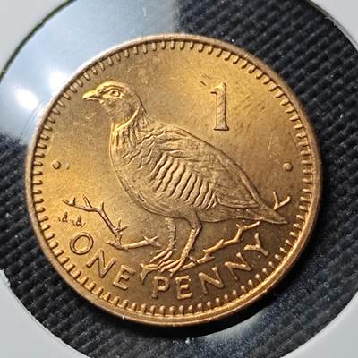 KK钱币收藏小铺  第384期  2月预留时间 周末发货 -  英属直布罗陀1便士铜币 好品