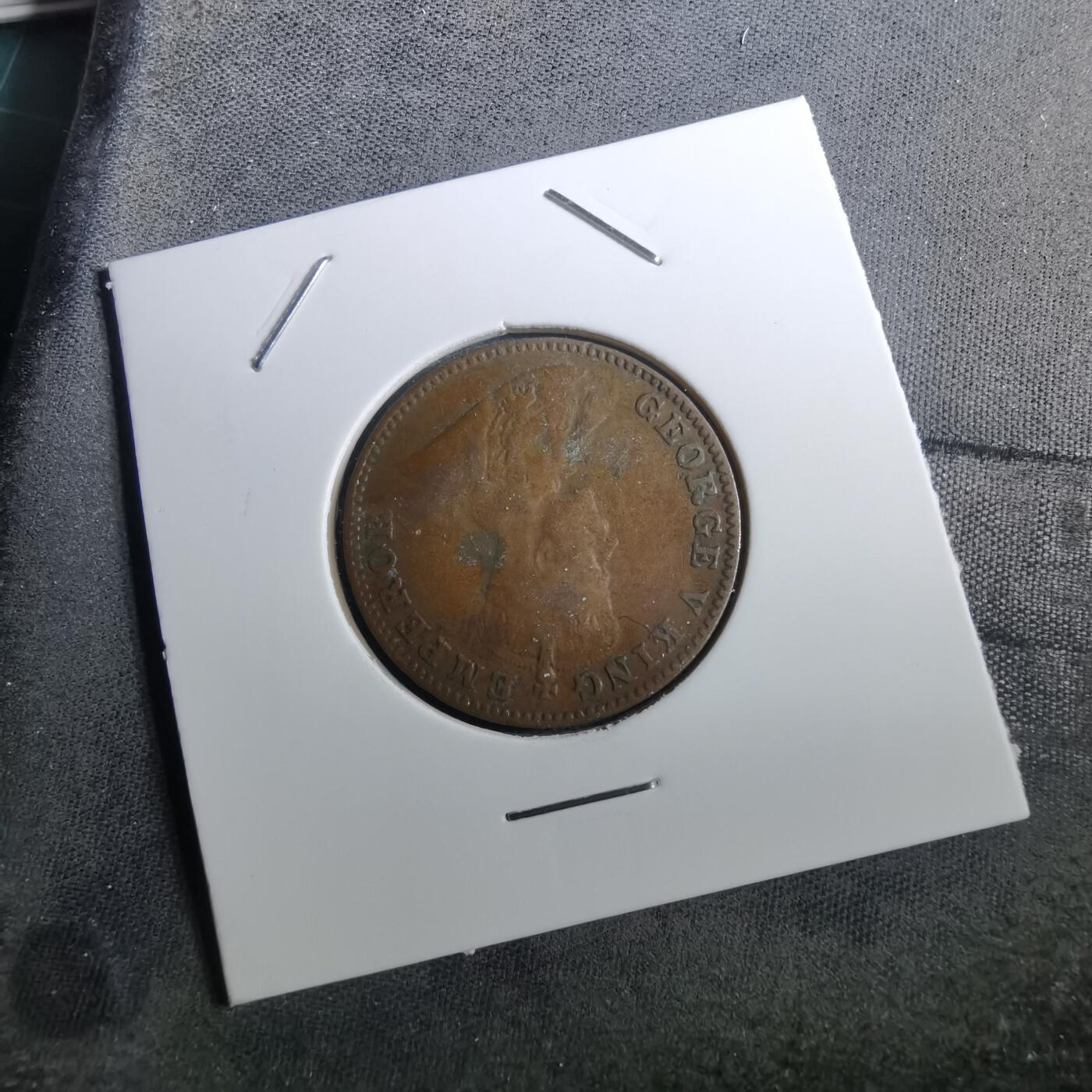 沼泽如烟--第950场 荷属东印度1936年四分之一安娜